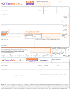 Pathology Request Form