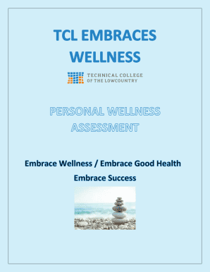 Personal Wellness Assessment Form