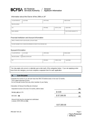 Application to Unlock and Withdraw British Columbia Funds Due to Financial Hardship