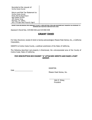 California Grant Deed