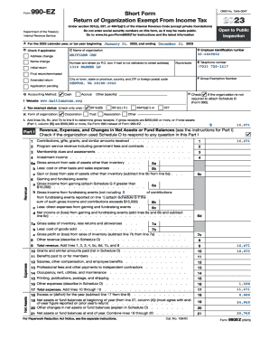Form 990-EZ 2023