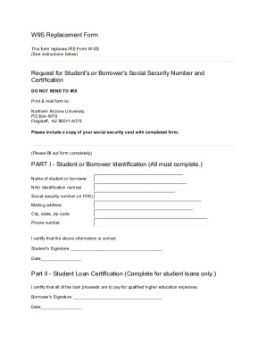 W9S Replacement Form