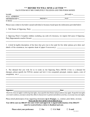 General Authorization Letter