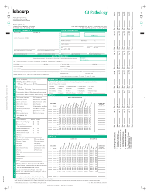 GI Pathology Test Requisition Form