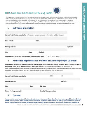 Rhode Island DHS General Consent Form