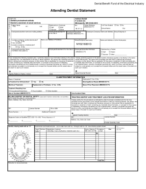Anthem Dental Pre-Treatment Estimate Form