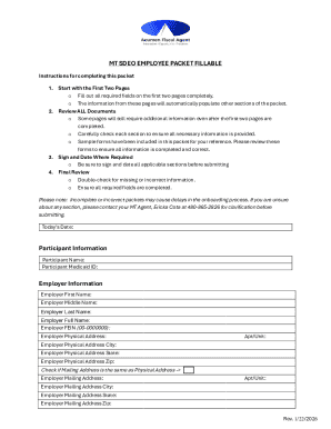 MT SDEO Employee Onboarding Packet