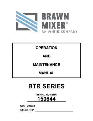 Operation and Maintenance Manual for Electric Motor