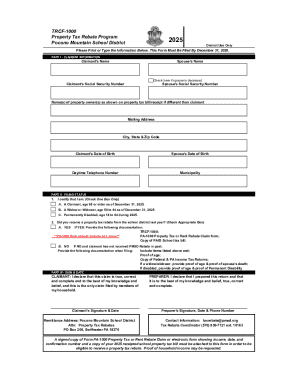 Pocono Mountain School District Property Tax Rebate Form