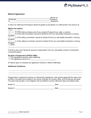 Referral Agreement