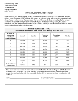Household Information Survey
