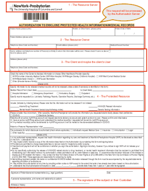 Authorization to Disclose Protected Health Information