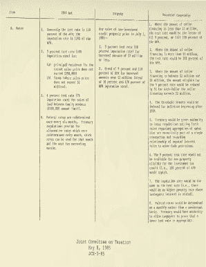 Tax Imputation Rate Rules