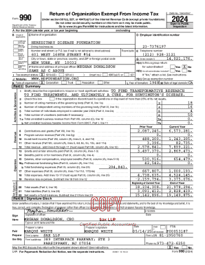 Form 990 Return of Organization Exempt From Income Tax