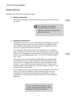 SERS Plan 2 Retirement Application