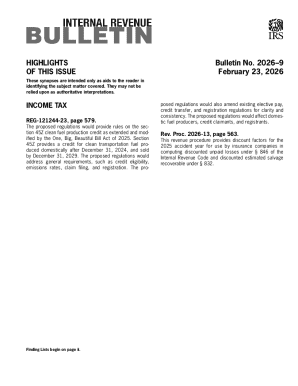 IRS Revenue Procedure 2026-13