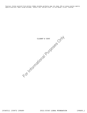 2022 Form 990-PF Tax Return