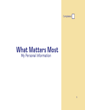 My Future Wishes Planner