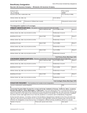 Beneficiary Designation Form