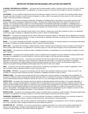 New York Disability Benefits Claim Form - Blank Fillable Template ...