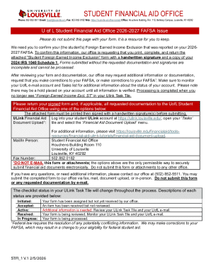 2026-2027 Student Foreign Earned Income Exclusion Form