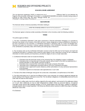 Non-Disclosure Agreement