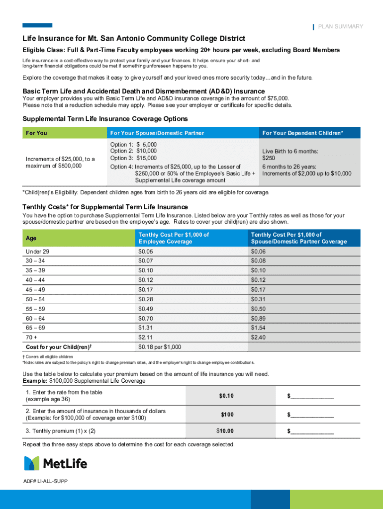 Life Insurance Enrollment Form - Blank Fillable Template | Fill Out ...