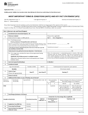SMFG Grihashakti Loan Agreement
