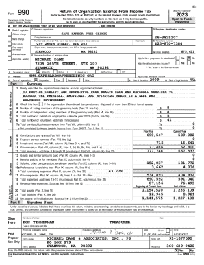 Form 990 Tax Exemption Application