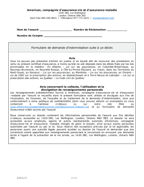 Death Benefit Claim Form