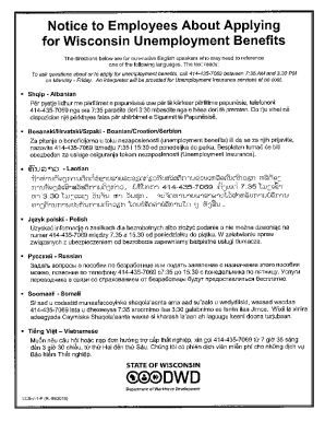 Wisconsin Unemployment Benefits Application