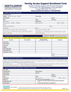 Ferring Access Support Enrollment Form