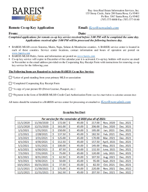 BAREIS Remote Co-op Key Application