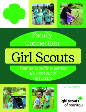Girl Scouts Troop Information Form
