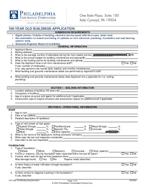 100 Year Old Building Application