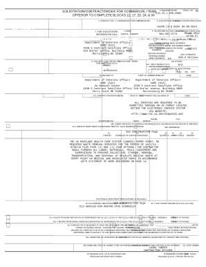 Solicitation/Contract/Order for Commercial Items