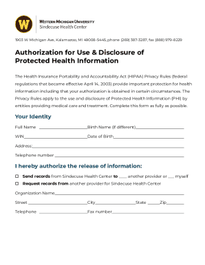 HIPAA Authorization Form