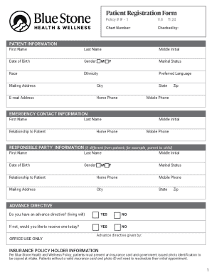 Patient Registration Form