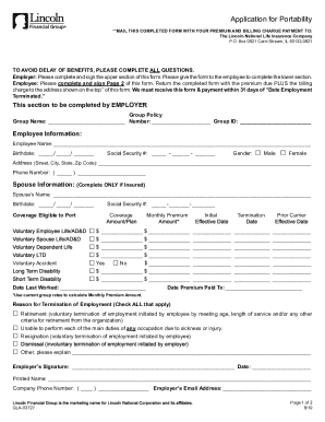 Application for Portability