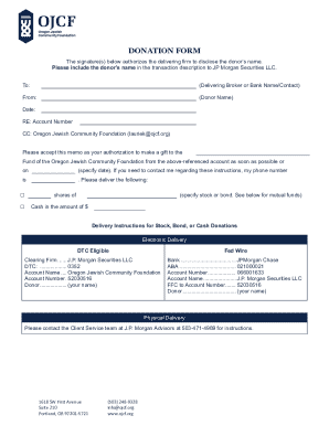 Donation Form