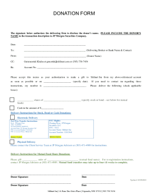Donation Form