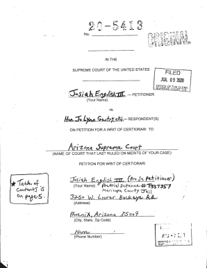 Petition for Writ of Certiorari