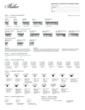 Bespoke Motion Order Form