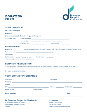 Donation Form