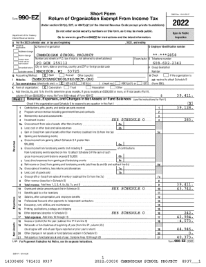 Form 990-EZ 2022