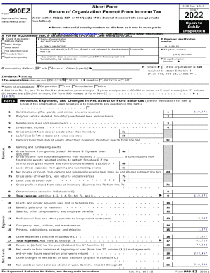 Form 990-EZ 2022