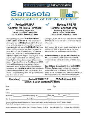 Revised FR/BAR Contract for Sale & Purchase