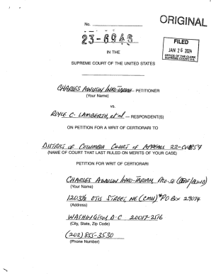 Petition for Writ of Certiorari