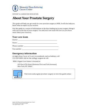 Prostate Surgery Guide