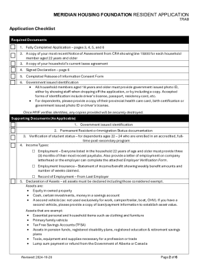 Temporary Rent Assistance Benefit Application